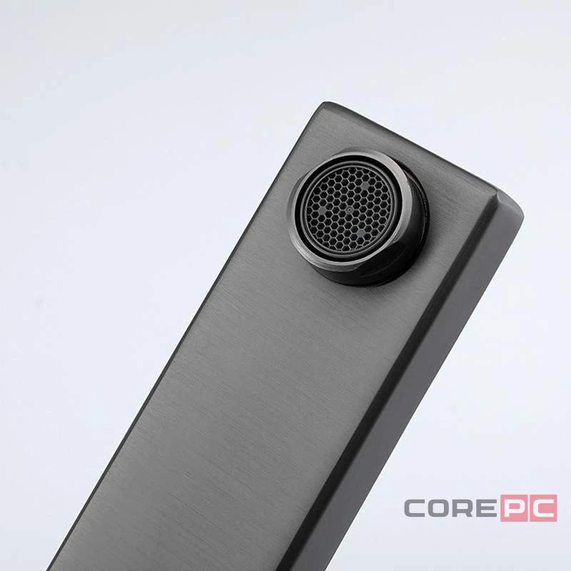Смеситель для раковины Gappo G1017-92, рычажное управление, цвет оружейная сталь