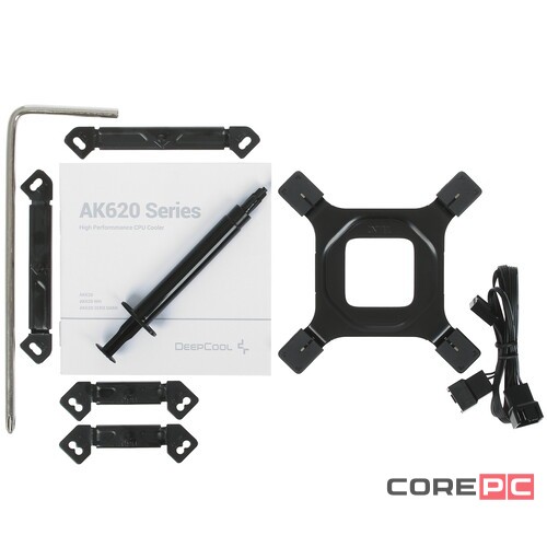 Кулер для процессора Deepcool AK620 ZERO DARK PWM R-AK620-BKNNMT-G-1