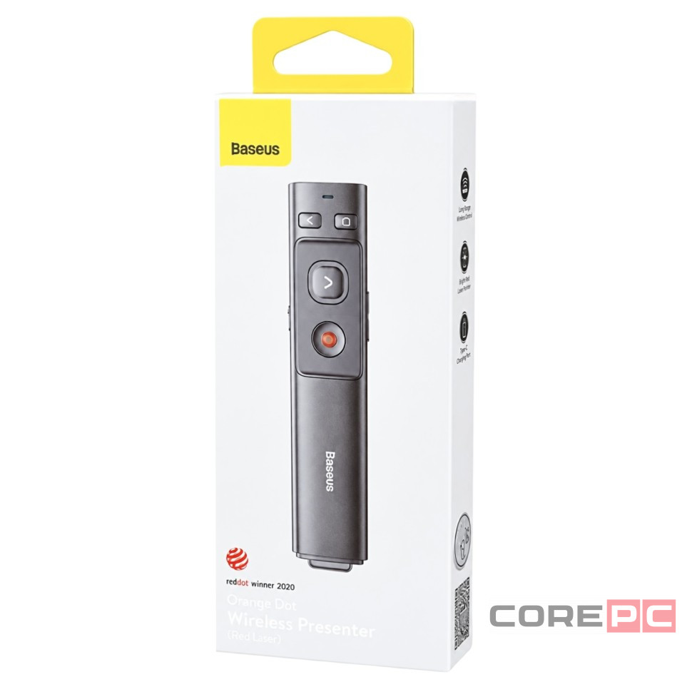 Беспроводной Ведущий (красный Лазер) Baseus Orange Wireless Presenter ACFYB-0G