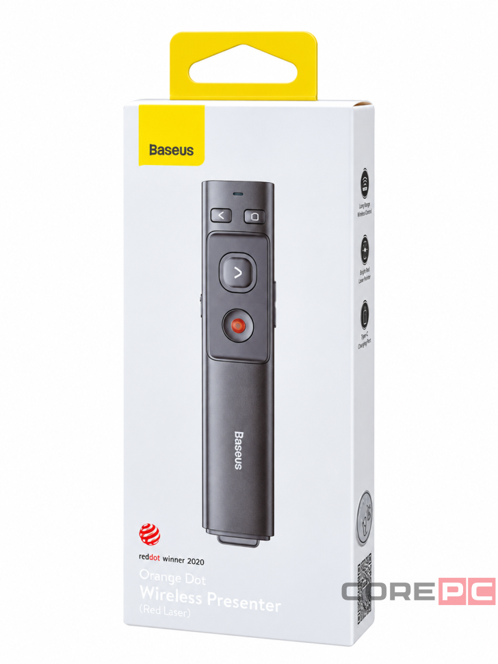 Беспроводной Ведущий (красный Лазер) Baseus Orange Wireless Presenter ACFYB-0G