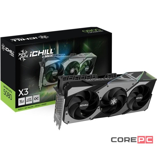 Видеокарта INNO3D (C50803-16D7X-176069R) GeForce RTX 5080 16GB ICHILL X3 V2