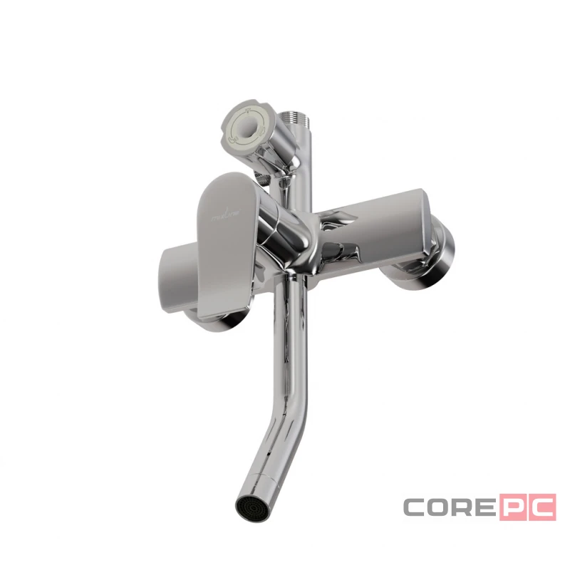Душевая система MIXLINE 40к МЛ2416 (ML2416) излив лейка 3 позиции +лейка тропический душ, хром