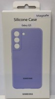 Накладка для Samsung Galaxy S25 MagSafe Silicone Case лиловый