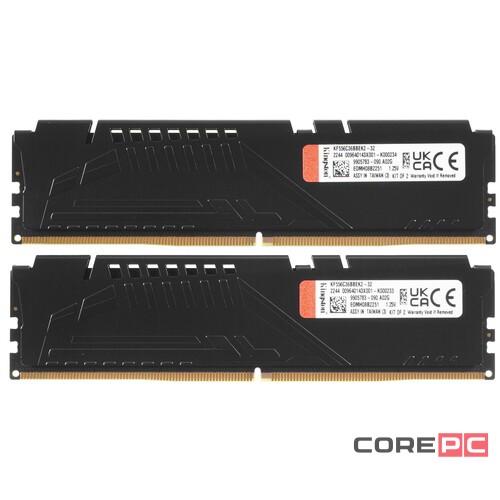 Оперативная память 32 Gb 5600 MHz Kingston FURY Beast Black (KF556C36BBEK2-32)