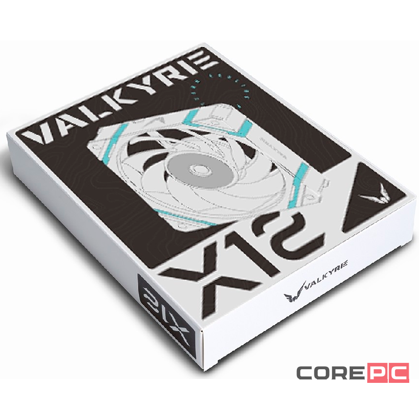 Вентилятор для корпуса Valkyrie X12 ARGB Reverse Black (HW X12ER)