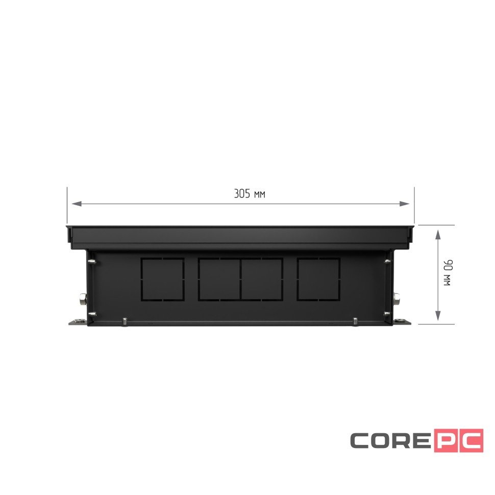 Конвектор внутрипольный Royal Thermo ATRIUM TURBO-90/300/1600-DG-U-NA