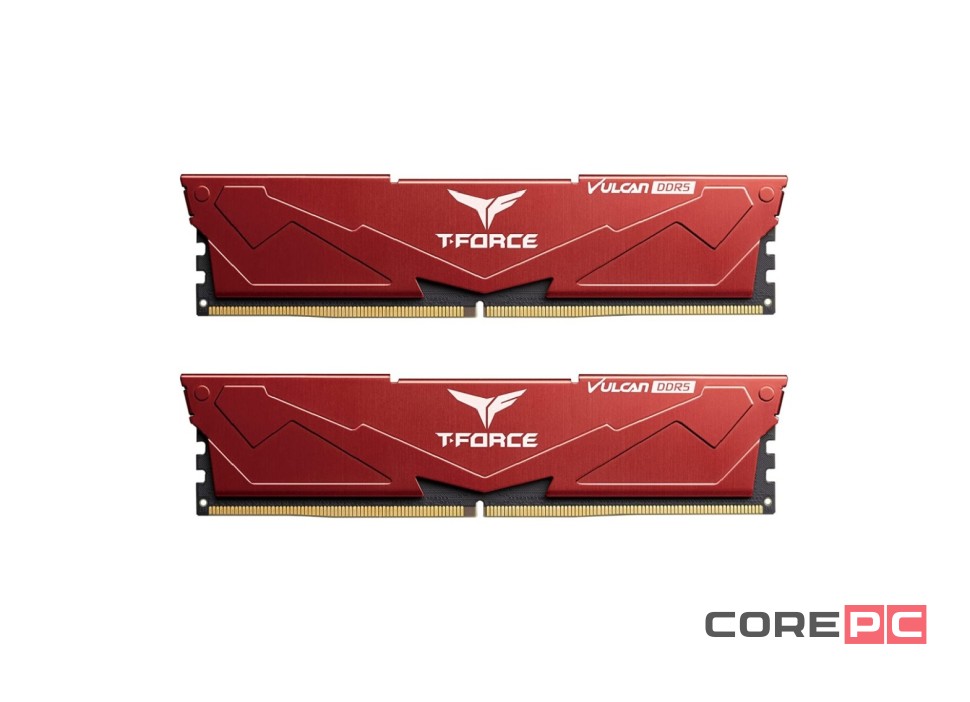 Оперативная память 32 Gb 5600 MHz Team Group T-FORCE VULCAN Red (FLRD532G5600HC32DC01)