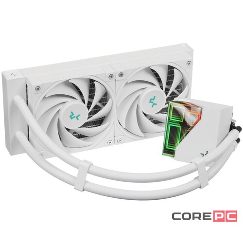 Система жидкостного охлаждения для процессора Deepcool LT520 WH ARGB PWM R-LT520-WHAMNF-G-1