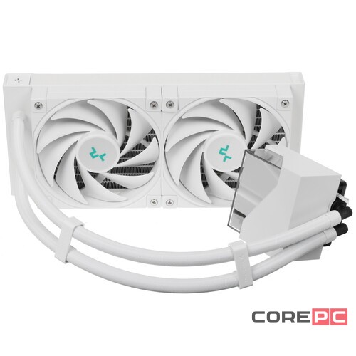 Система жидкостного охлаждения для процессора Deepcool LT520 WH ARGB PWM R-LT520-WHAMNF-G-1