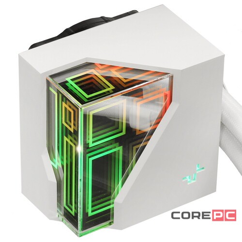 Система жидкостного охлаждения для процессора Deepcool LT520 WH ARGB PWM R-LT520-WHAMNF-G-1