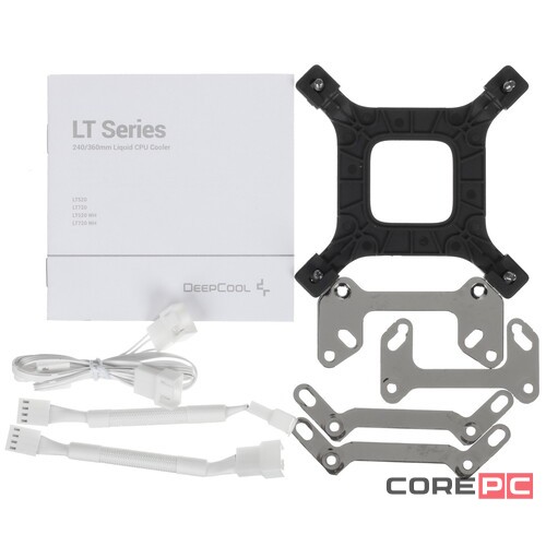Система жидкостного охлаждения для процессора Deepcool LT520 WH ARGB PWM R-LT520-WHAMNF-G-1