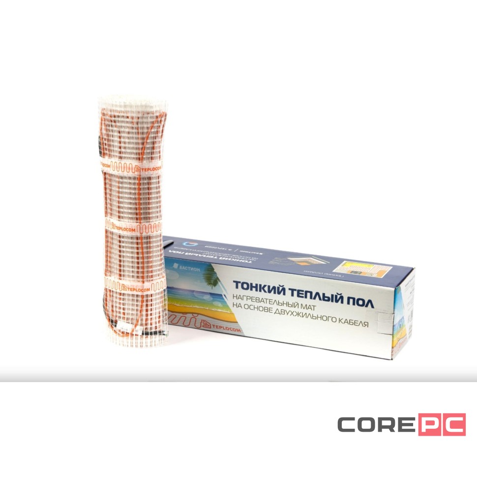 Мат нагревательные двужильные TEPLOCOM МНД-0,5 - 80 Вт