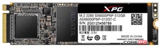 Твердотельный накопитель ADATA 512 Gb SX6000 PRO ASX6000PNP-512GT-C XPG