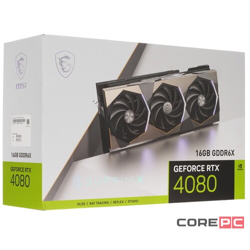 Видеокарта MSI (RTX 4080 16GB SUPRIM X) GeForce RTX 4080 16GB SUPRIM X