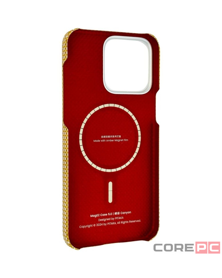 Накладка для i-Phone 15 Pro Max 6.7" Pitaka Magez Case 5 Aramid Fiber Каньон(canyon)