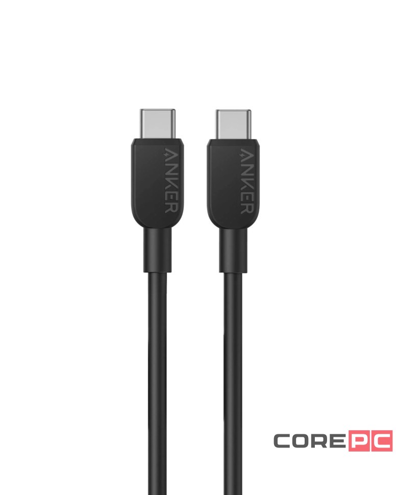 Usb Кабель-зарядка Type-C на Type-C Anker 310 (A81E1611) 60W 0.9м черный