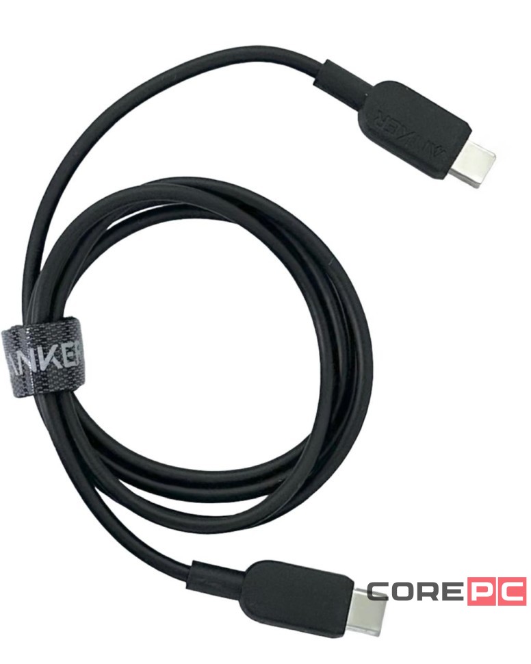 Usb Кабель-зарядка Type-C на Type-C Anker 310 (A81E1611) 60W 0.9м черный