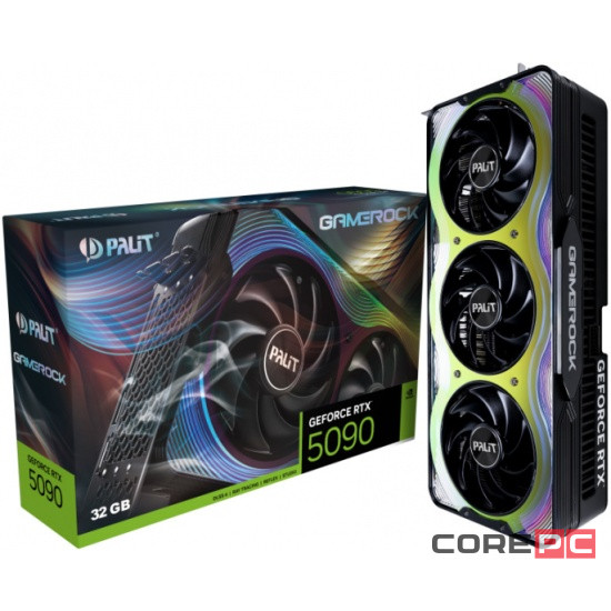 Видеокарта Palit (NE75090019R5-GB2020G) GeForce RTX 5090 32GB GAMEROCK