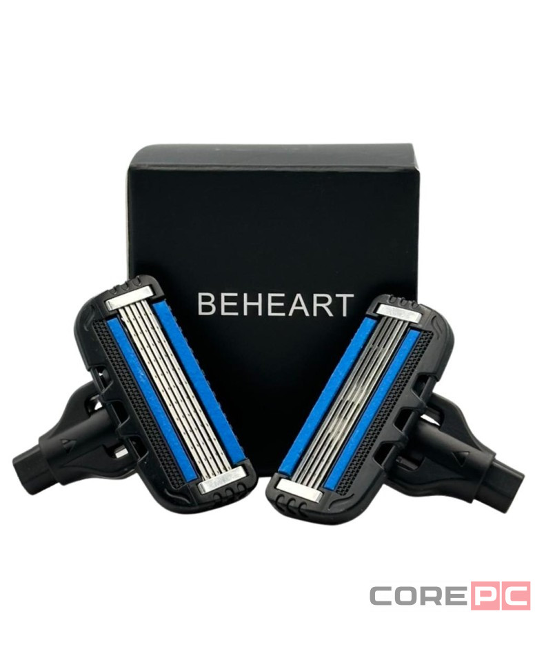 Сменные лезвия для бритвы Beheart S500 (2шт) черное