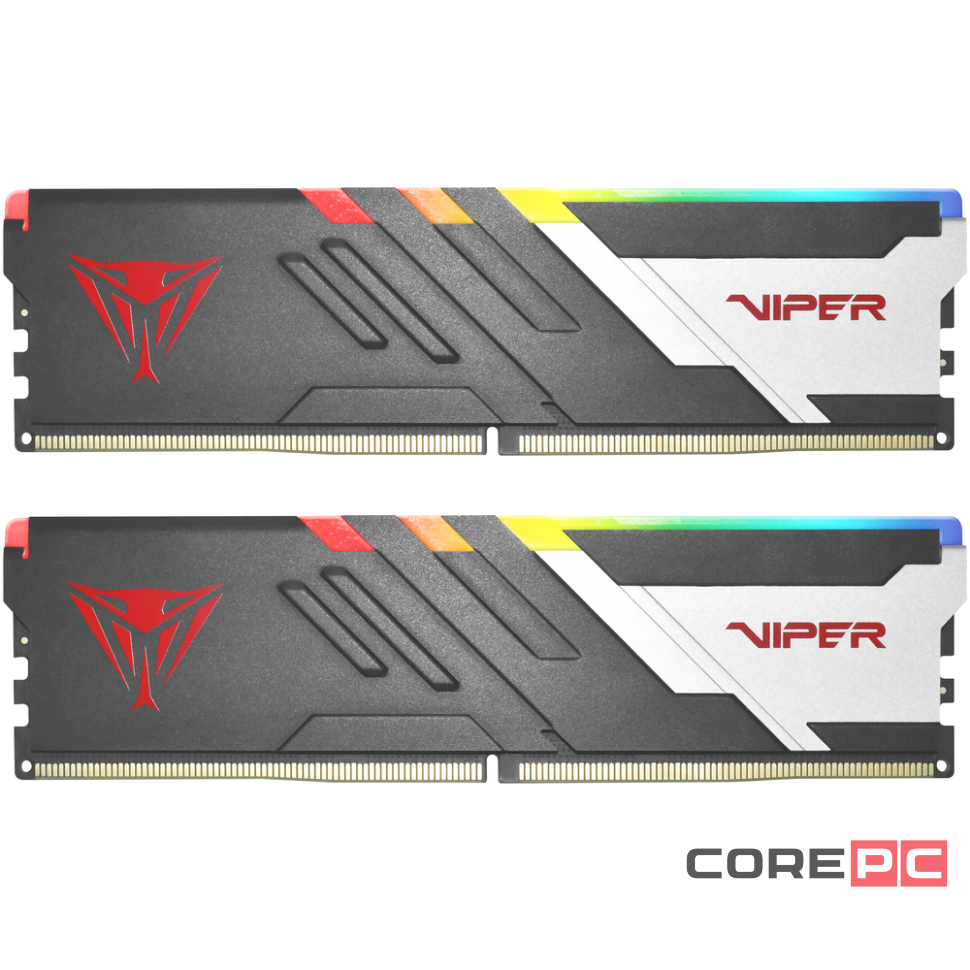 Оперативная память 32 Gb 6200 MHz PATRIOT VIPER VENOM RGB (PVVR532G620C40K)
