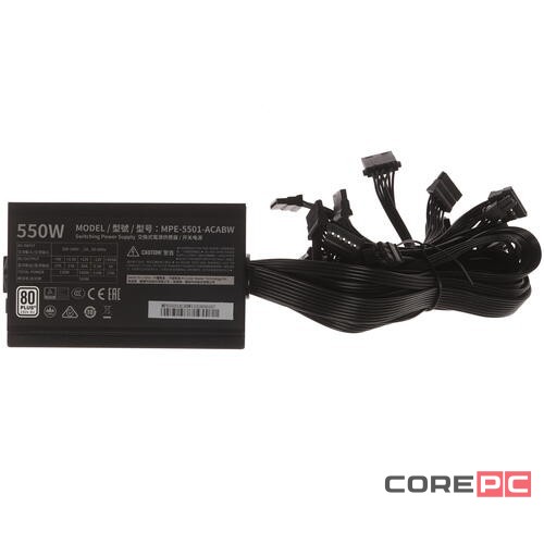 Блок питания Cooler Master 550W (MPE-5501-ACABW-EU)