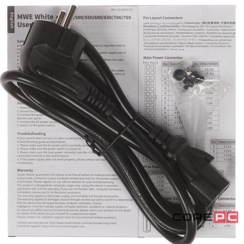 Блок питания Cooler Master 550W (MPE-5501-ACABW-EU)