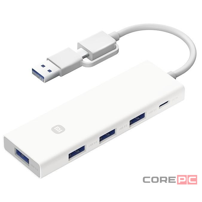 USB-хаб Xiaomi Usb-A/Type-C 4 в 1 (XMSTFXQ01YM) White