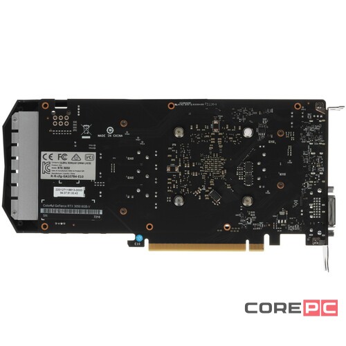 Видеокарта Colorful (RTX 3050 6GB-V) GeForce RTX 3050 6GB SMART