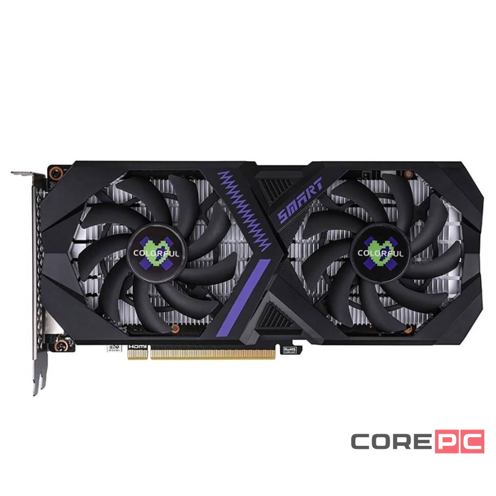 Видеокарта Colorful (RTX 3050 6GB-V) GeForce RTX 3050 6GB SMART