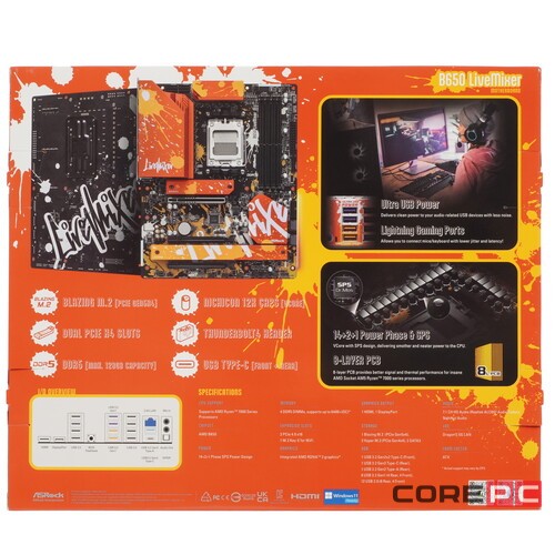 Материнская плата ASRock B650 LIVEMIXER