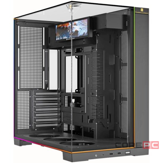 Компьютерный корпус Thermalright TR-A70 Vision TG ARGB LCD Black (TRA70V)