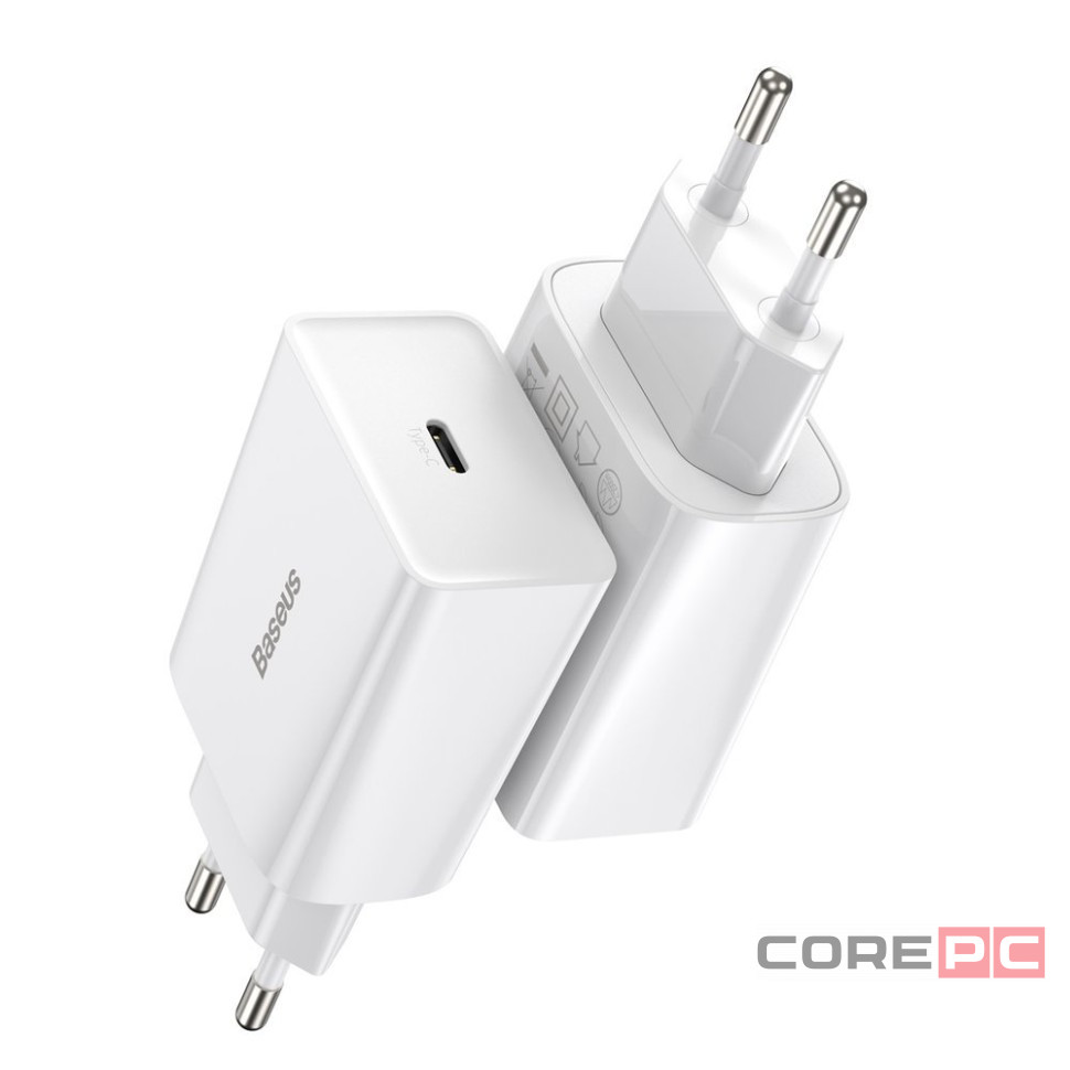 Сетевое зар. устр. Baseus Speed Mini 1C 3A 20W CCFS-SN02 белое