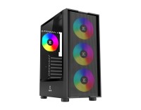 Компьютерный корпус XASTRA A301 4FRGB Black (A301-BK-FC120FRGB-4F-GL)