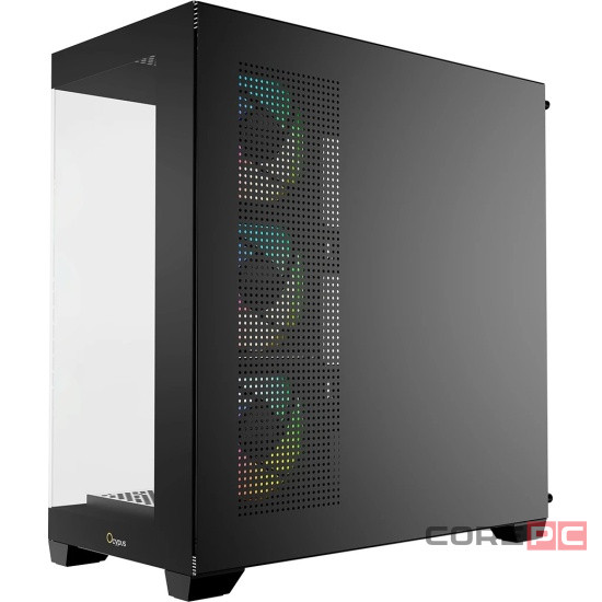 Компьютерный корпус Ocypus Gamma C72 BK TG Black (Gamma-C72-BKD400XX-GL)