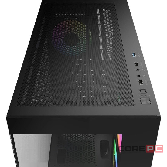 Компьютерный корпус Ocypus Gamma C72 BK TG Black (Gamma-C72-BKD400XX-GL)
