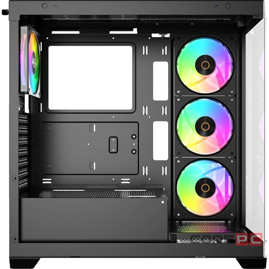 Компьютерный корпус Ocypus Gamma C72 BK TG Black (Gamma-C72-BKD400XX-GL)