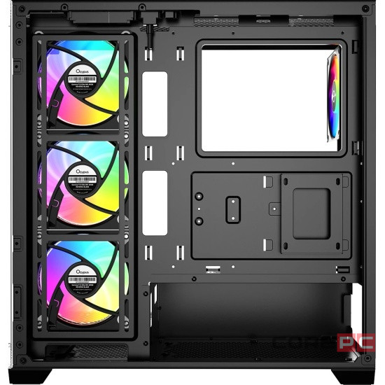 Компьютерный корпус Ocypus Gamma C72 BK TG Black (Gamma-C72-BKD400XX-GL)