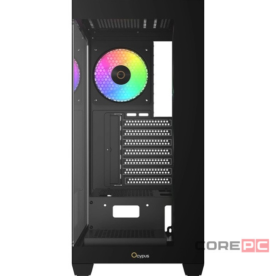 Компьютерный корпус Ocypus Gamma C72 BK TG Black (Gamma-C72-BKD400XX-GL)