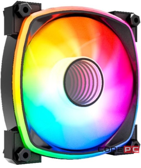 Вентилятор для корпуса Powercase (M55MR-12 ARGB) Black