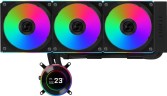 Система жидкостного охлаждения для процессора Lian Li HydroShift II LCD-C 360R GHS2LCD36RB ARGB Black (G89.GHS2LCD36RB.R0)