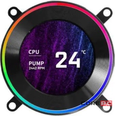Система жидкостного охлаждения для процессора Lian Li HydroShift II LCD-C 360R GHS2LCD36RB ARGB Black (G89.GHS2LCD36RB.R0)