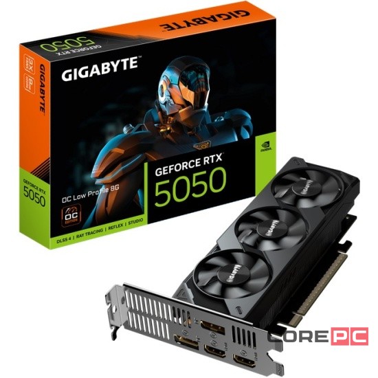 Видеокарта Gigabyte (GV-N5050OC-8GL) GeForce RTX 5050 8GB Low Profile OC