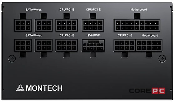 Блок питания Montech 750W CENTURY G5 Black (CENTURYG5750) 16 Pin (PCIe 5.0 Connector Cable Details)