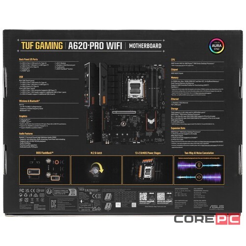 Материнская плата ASUS TUF GAMING A620-PRO WIFI 90MB1FR0-M0EAY0