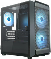Компьютерный корпус XASTRA A303M 3ARGB-C6 TG Black (A303M-2FC14A-1FC12A-C6-D)