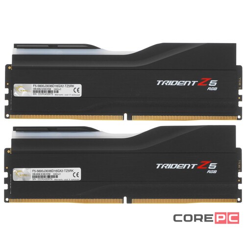 Оперативная память 32 Gb 5600 MHz G.Skill TRIDENT Z5 RGB (F5-5600J3036D16GX2-TZ5RK)