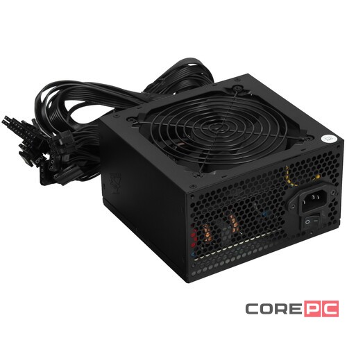 Блок питания 1STPLAYER 600W BLACK.SIR Black (PS-600BS) (SR-600W)