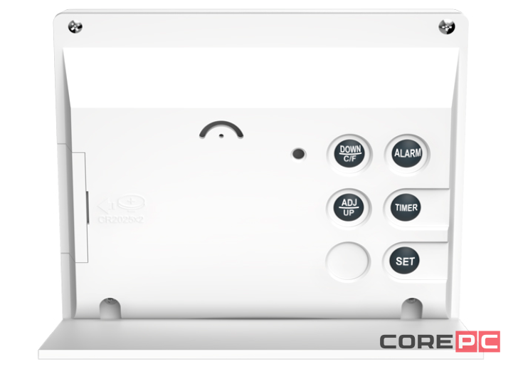 Часы-будильник Ritmix CAT-042 с метеостанцией (белый)