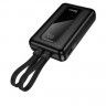 Powerbank Hoco J162 10000mAh 1USB/1C с проводом Type-C/Lightning черный