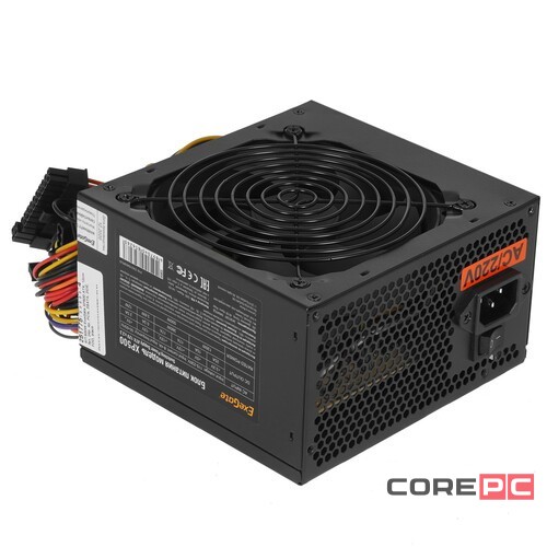 Блок питания ExeGate 500W XP500 Black (EX219463RUS)